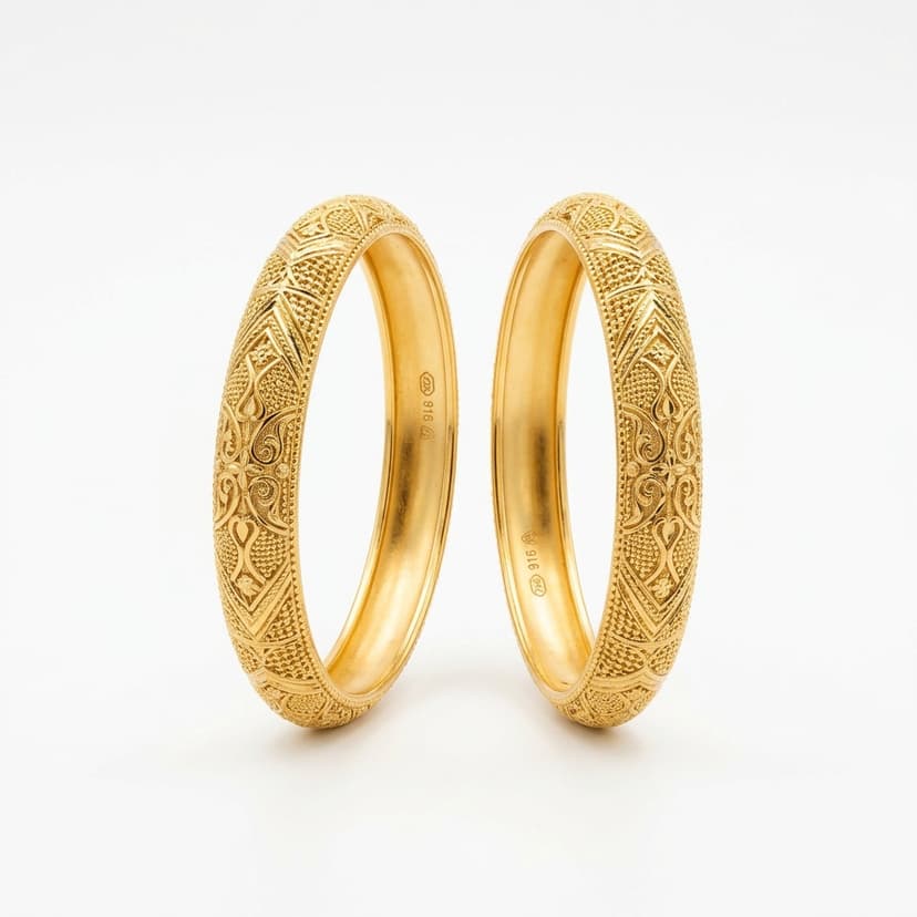 Osmanische Gold Armreif Set
